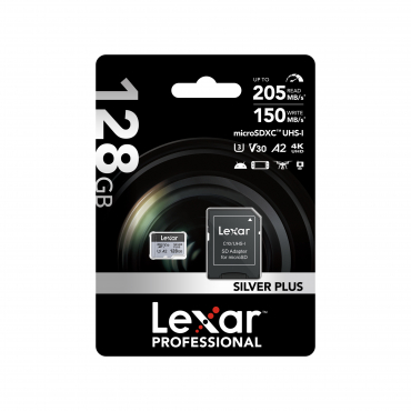 DJI Air 3S (DJI RC-N3) + Lexar Silver Plus microSDXC 128GB