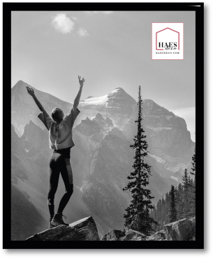 Haes cadre plastique EF12B Easy Frame 20x25cm noir