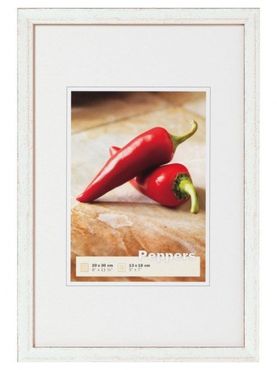 Walther Wooden frame BP130S Peppers 21x30 silver
