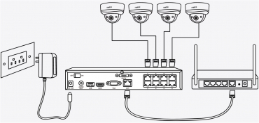 Reolink NVS8-8MD4 PoE System Videoüberwachungskit