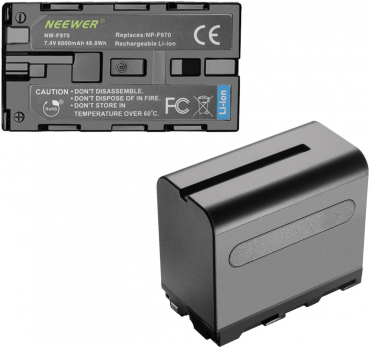 NEEWER NW-F970 2x F970 battery + double USB charger
