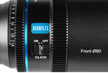 SIRUI AF 40mm T1.8 1.33X S35 Anamorphic Lens MFT Blue Flare
