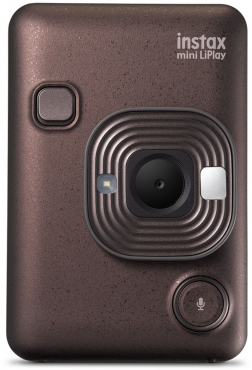 Fujifilm Instax Mini LiPlay bronze foncé + film arc-en-ciel