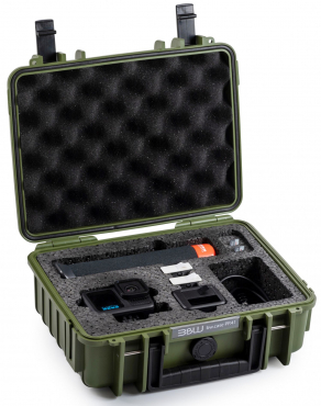 B&W Case type 1000 AP marron/vert GoPro 13