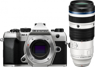 OM System OM-5 Mark II silber + OM System M.Zuiko ED 50-200mm f2,8 PRO