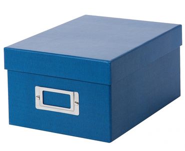 Goldbuch 85 975 Aufbewahrungsbox Fotobox Bella Vista blau