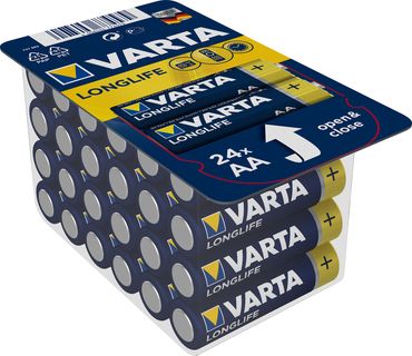 Varta Longlife Mignon AA/LR6 Paquet de 24 piles