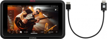 Atomos Ninja RAW 5 HDR Monitor + 4k Locking Full to Full HDMI 30cm