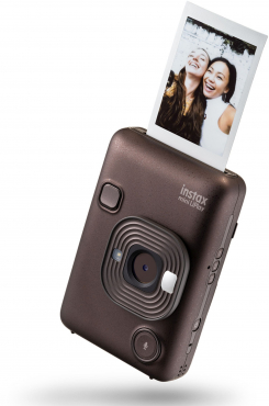 Fujifilm Instax Mini LiPlay bronze foncé + film arc-en-ciel