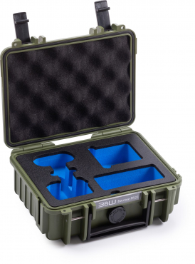 INSTA360 GO 3S 64GB White + B&W Case Type 500 brown/green