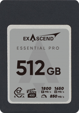Exascend Essential Pro CFexpress Card Type A 512GB