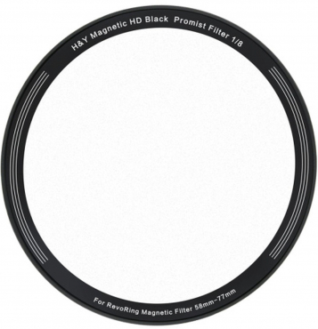 Filtre magnétique H&Y Black Mist 1/8 Clip-on pour REVORING 58-77mm