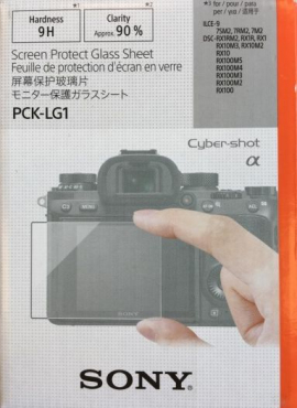 Sony PCK-LG3 LCD-Glasschutzfolie für ILCE-7R MV