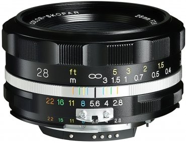 Voigtländer Color Skopar 28mm f2,8 SLII-S asphärisch schwarz