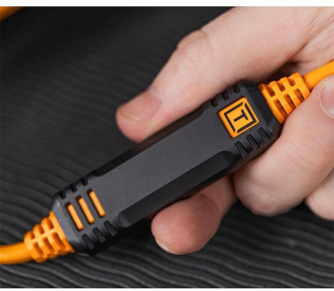Tether Tools TetherPro Optima 10G USB-C Right Angle 3m orange