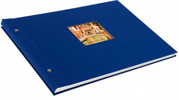 Goldbuch Schraubalbum Bella Vista Blau 28 895 weiße Seiten 39x31cm