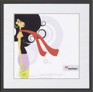 Walther Kunststoffrahmen KV150B New Lifestyle 15x15cm schwarz - 6025876 Walther Kunststoffrahmen KV150B New Lifestyle 15x15cm schwarz