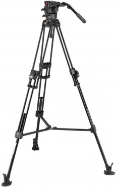 Video head Manfrotto 526 with tripod 645 Fast Twin Carbon