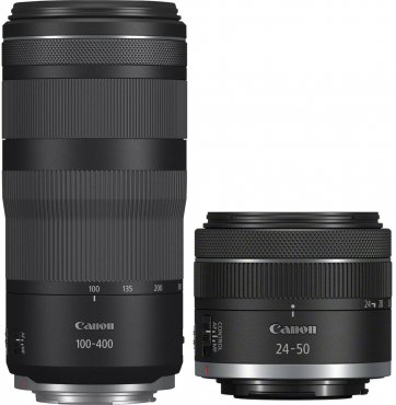 Canon RF 24-50mm f4,5-6,3 IS STM+ 100-400mm f5,6-8 USM