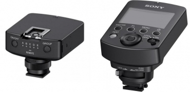 Sony FA-WRR1 receiver + FA-WRC1M transmitter for wireless flash system