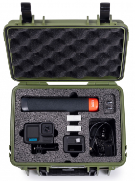 B&W Case type 1000 AP marron/vert GoPro 13