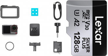 DJI Osmo Action 5 Pro Standard + Lexar Silver Plus microSDXC 128GB