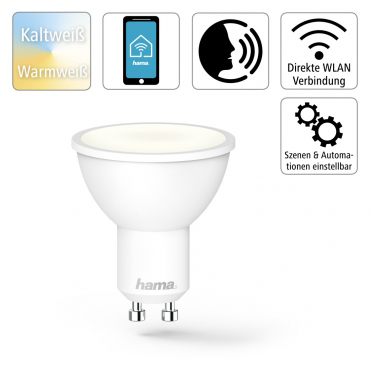 Hama WLAN-LED Lampe GU10 5,5W