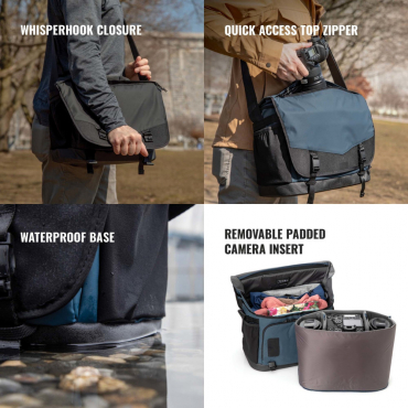 Tenba DNA 16 Slim Messenger Tasche Blau