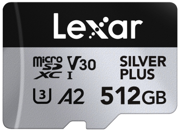 Lexar microSDXC Silver Plus UHS-I 512GB V30