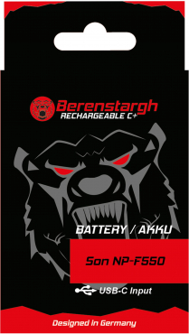Berenstargh Akku Sony NP-F550 3500mAh USB-C Input