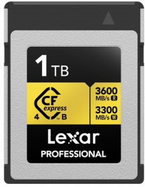 Lexar CFexpress Professional Type-B Gold 4.0 1TB