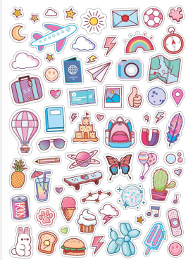 VTech KidiZoom Print Cam Scrapbook Bundle rose