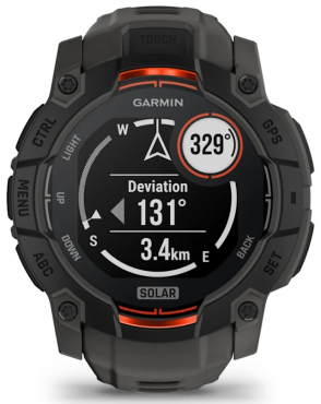 Garmin Instinct® 3 50mm Solar Carbon Black