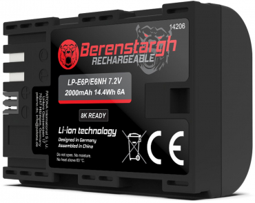 Berenstargh Akku Canon LP-E6P 2400mAh