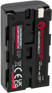 Berenstargh Akku Sony NP-F550 3500mAh USB-C Input