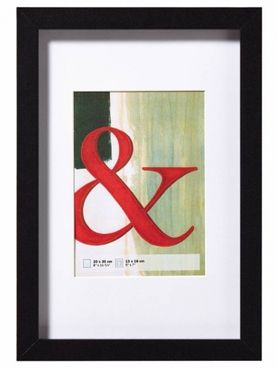 Walther EA520B Stockholm Holzrahmen 15x20cm schwarz