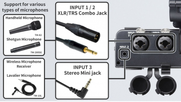 Tascam CA-XLR2d-C XLR-Mikrofonadapter 