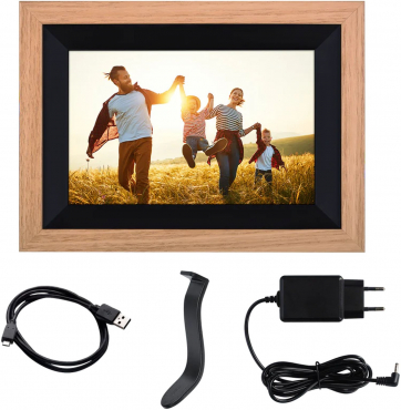 Rollei Smart Frame WiFi 105 Wooden Braun