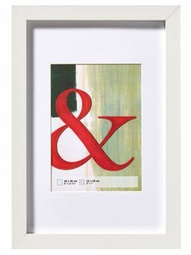 Walther EA040W Stockholm wooden frame 30x40cm white