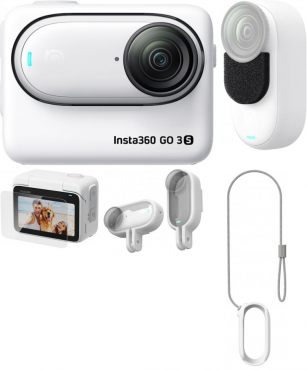 INSTA360 GO 3S (64GB) Arctic White Action Bundle