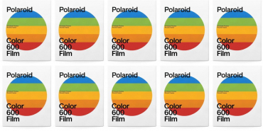 Polaroid 600 Color Film Round Frame 8x Pack of 10