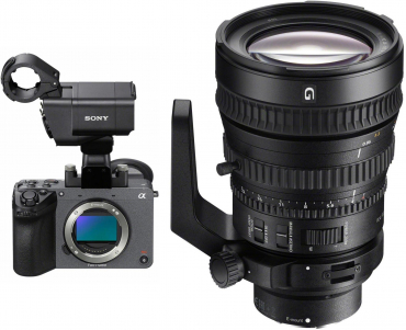 Sony ILME-FX2 + XLR-Griff + SEL-P FE 28-135mm f4 OSS PZ G