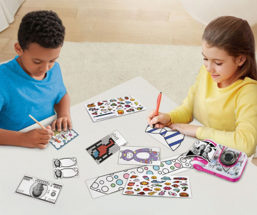 VTech KidiZoom Print Cam Scrapbook Bundle rose