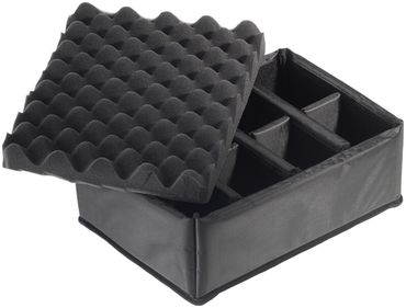 B&W Case Type 3000 RPD gelb mit Facheinteilung