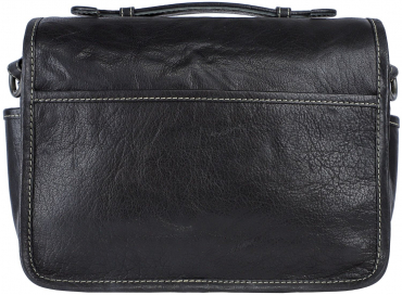 Alpenleder Camera Bag Presse Black Ebony Buff Crumple
