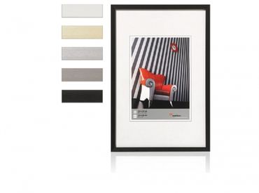 Walther AJ050B aluminum frame chair 40x50cm black