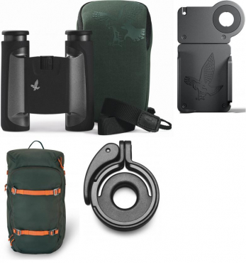 Swarovski CL Pocket 10x25 Anthracite + Wild Nature Expert Hiking Kit