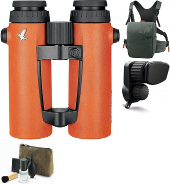Swarovski EL Range 10x42 Orange with FRR Eyepiece Rest 42 All-Around Hunting