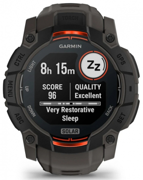 Garmin Instinct® 3 50mm Solar Carbon Black