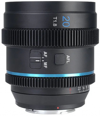 SIRUI AF 20mm T1,8 1.33X S35 Z-Mount Bleu